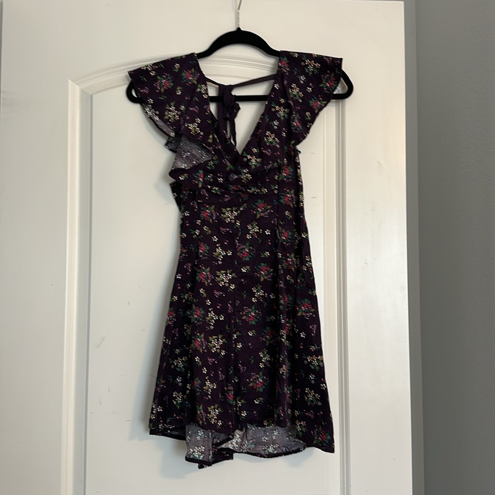 Free People Floral Corduroy Romper - XS - Picture 6 of 6
